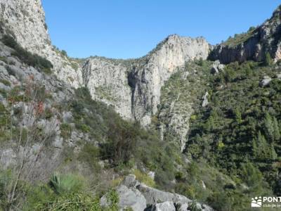 La Marina-La Catedral Senderismo;campamento el pielago camping la adrada la selva de irati navarra g